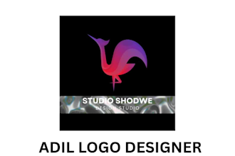 design modern mascot and gradient logo