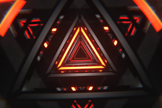 make immersive 3d concert visuals, vj loop for event led wall, led screen