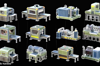 create stylized 3d game assets and props
