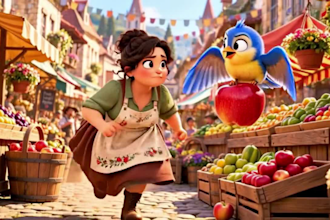 create 3d pixar style ai animation video, ai storytelling and ai cartoon video
