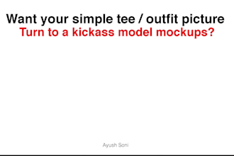 create kickass tees model mockups