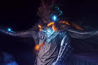 create a halloween concert show led wall concert visual and vj loop