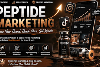 do peptide marketing, social media marketing peptide marketing ads