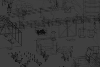 create game ready 3d assets, props and environments