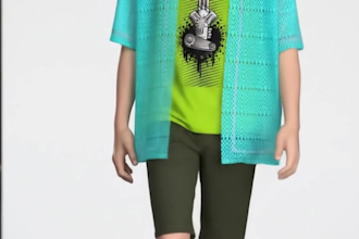 make any 3d fashion in clo3d and pattern make in garber