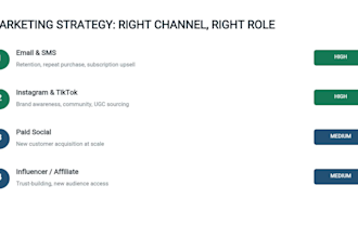 deliver a marketing and growth strategy for your smb or startup