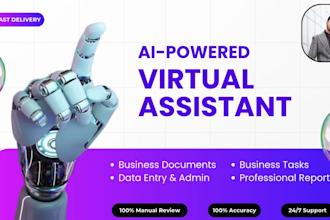 do ai virtual assistant tasks, business automation, chatgpt and data entry