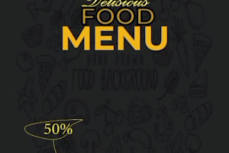design restaurant menu lays chips packet and snack packaging
