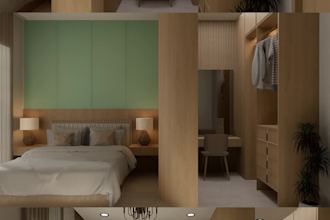 create interior residential with smart storage solutions