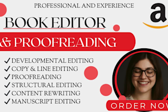do developmental editing, proofreading, line editing thriller, memoir, fantacy