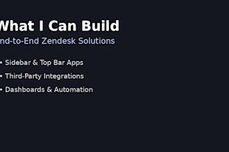 build and integrate a custom zendesk app for your workflow