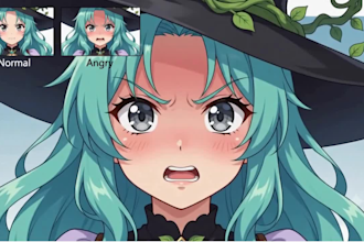 design vtuber model, vtuber avatar, live 2d vituber, vtuber assets and anime