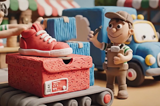 create custom clay themed videos for your brand