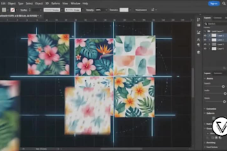 design seamless repeat pattern design