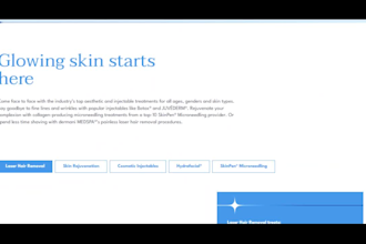 medical spa website, skincare website, cosmetic clinic website, aesthetic clinic
