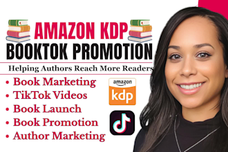 do booktok marketing for author kindle book promotion amazon kdp ebook marketing