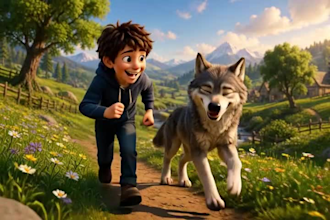 3d pixar ai animation video, ai storytelling disney, 3d ai cartoon, ai animation