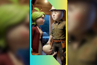 create ai talking fruit drama videos, ai animated stories for tiktok,yt shorts