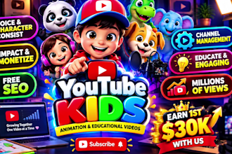 build outstanding kids learning videos