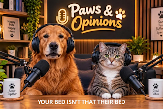 ai dog talk, talking cats, pet podcasts and funny animal videos