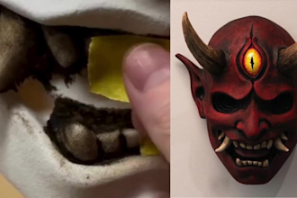 sculpt ,3dcosplay armor, 3d halloween mask, 3d print and paint,3d cosplay props
