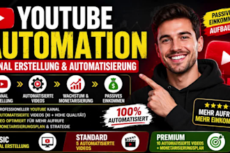 proyoutube automation videos mit SEO and monetarisierung
