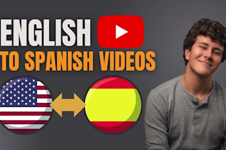 translate your videos to spanish for you