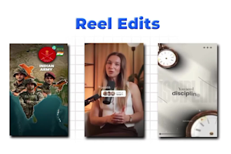 edit viral  instagram reels, yt shorts or faceless youtube videos