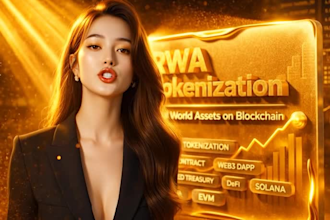 build rwa tokenization web3 dapp smart contract on solana evm
