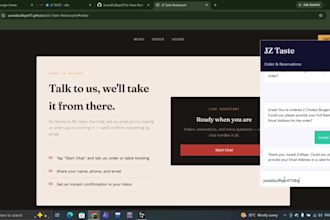 build an ai restaurant ordering system using n8n and cohere
