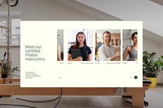 design wordpress pilates website, fitness website, wellness website, gym website
