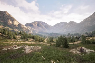 create cinematic in unreal engine 5, environments, lighting and VR art