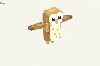 create minecraft blockbench models textures and animations