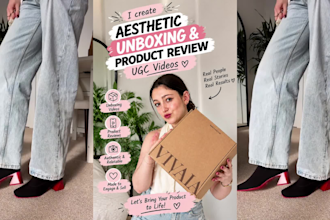 boost your brand with aesthetic unboxing review ugc videos