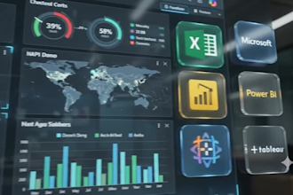 create professional and dynamic dashboards using ms excel, powerbi and tableau