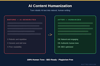 rewrite ai generated content to sound human and natural