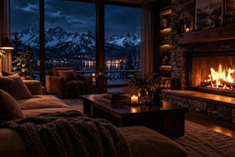 create relaxing ambient loop video for sleep and relaxation