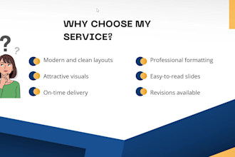 design clean and professional presentation design