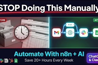 build n8n ai automation workflows to automate your business