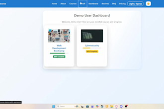 build an online course website for coaches, teachers, and influencers
