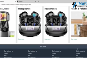 design a unique and creative website landing