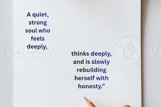 write emotional captions, short stories and heartfelt poetry