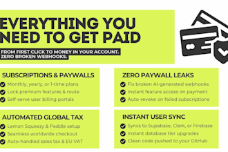 monetize your vibe app or fix stripe, lemon squeezy, and paddle webhooks