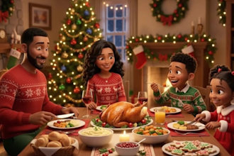 animate a 3d christmas animation video christmas cartoon and holiday video