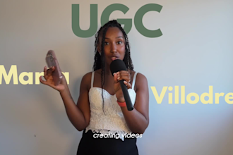 be your female ugc creator for spanish video ads