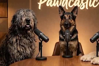 create ai talking animal, ai avatar talking ai animal, dog talk video podcast