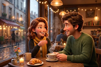 3d pixar ai proposal video 2d and 3d romantic storytelling 3d ai proposal video