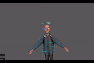 rig your 3d character professionally in blender, facial rigging, blendshapes