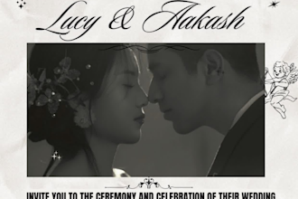 make wedding, pre wedding celebrations or reception invites