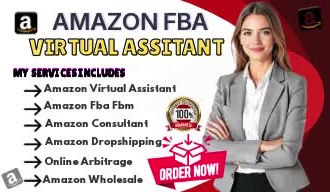 be your expert amazon fba virtual assistant amazon